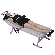 High quality home stretch tractors lumbar cervical spine electric traction bed lumbar disc protruding therapeutic apparatus