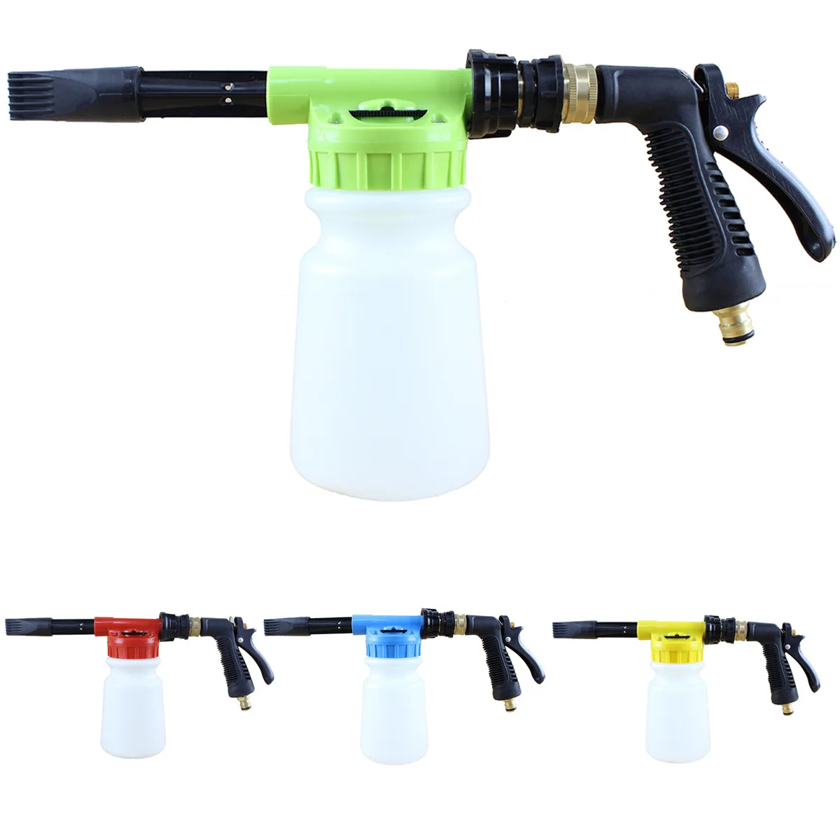 Car Wash Foam Gun - Foam Cannon Garden Hose - Foam Sprayer Exterior Care Products - Spray Foam Gun Car Wash Kit - Foam Blaster for Snow Foam - Car