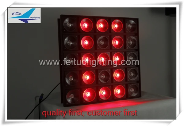 E-1x 25X30w 4в1 rgbw led cob матрица света quad blinder light