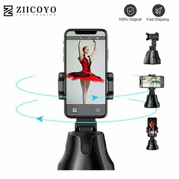 

Auto Tracking Smart Shooting Phone Holder Smartphone Selfie Shooting Gimbal Object 360 Rotation Auto Face Tracking Holder