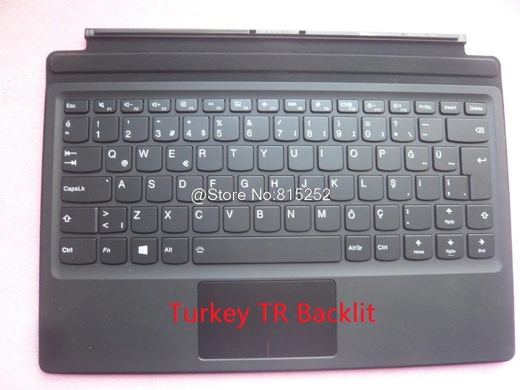 Клавиатура для Lenovo Ideapad Miix 510 12ISK 12IKB 12 планшет Folio английский США Бельгия BE Турция TR