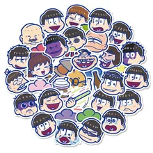 

40PCS Cute Big Head Sticker PVC Waterproof Reusable Computer Mobile Phone Luggage Guitar Creative Sticker Package
