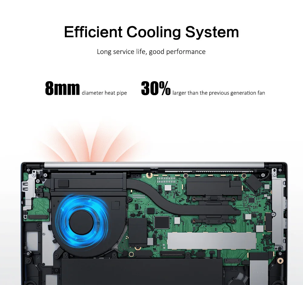 Xiaomi RedmiBook 14 Ⅱ 14-inch FHD Laptop 8-core 8GB RAM 512GB ROM 40Wh Battery 11h Long Endurance