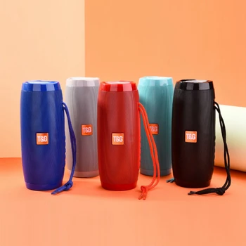 

Portable Wireless Bluetooth Speaker with LED Light Soundbar TF Card Subwoofer Computer Speakers FM Radio TG157 Outdoor