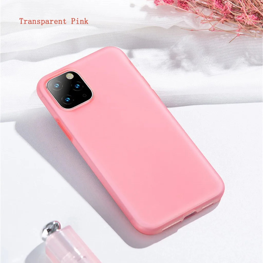 Тонкий 0,3 мм силиконовый чехол для iPhone 11 чехол для iPhone 11 Pro 11 Pro Max Ультра Матовый Прозрачный чехол защитный чехол 19Sep