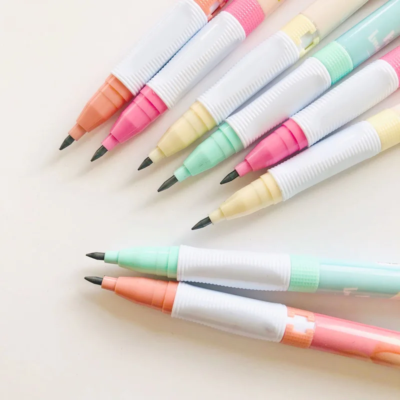 48 шт./лот 2,0 мм персиковый механический карандаш креативная автоматическая ручка канцелярские принадлежности подарок школьные офисные принадлежности