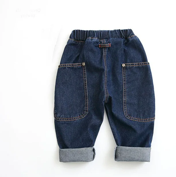 BOY'S Wechat/Одежда для деловых AliExpress; повседневные джинсы-шаровары; детская одежда; INS; сезон весна