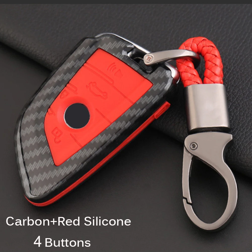 Чехол для ключа с пультом дистанционного управления из углеродного волокна и АБС
