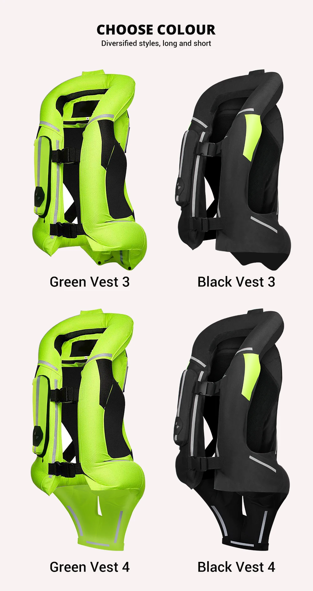 New Motorcycle Jacket Motorcycle Air Bag Vest Moto Air-bag Vest Motocross Racing Riding Airbag System Airbag CE Protector