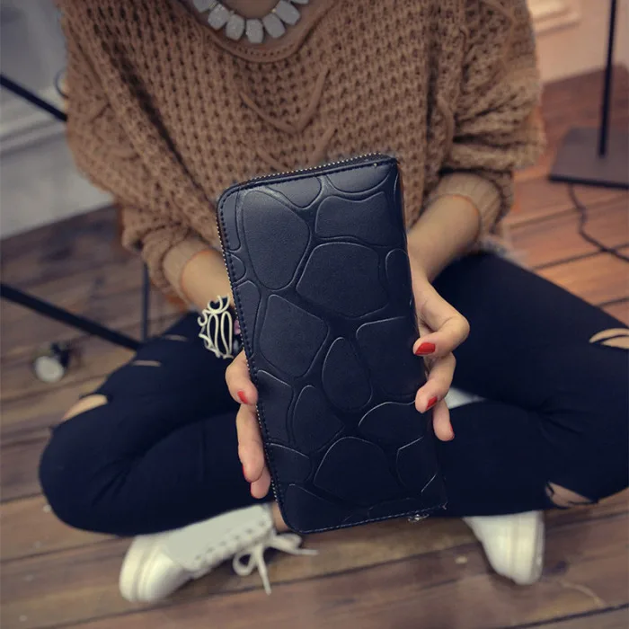 Дамские туфли из pu искусственной кожи Длинный кошелек большой Ёмкость деньги на молнии бумажник, держатели карт чехол для телефона чехол-бумажник BS88