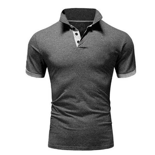 Covrlge Polo Shirt Men Summer Stritching Men's Shorts Sleeve Polo Business Clothes Luxury Men Tee Shirt Brand Polos MTP129 5