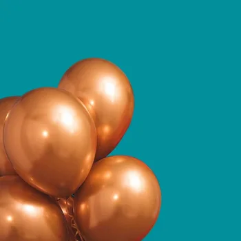 

Chrome Retro Copper Balloons Latex 5pcs 10/12inch Balloons Birthday Party Bridal Shower Wedding Fall Baby Shower Decor