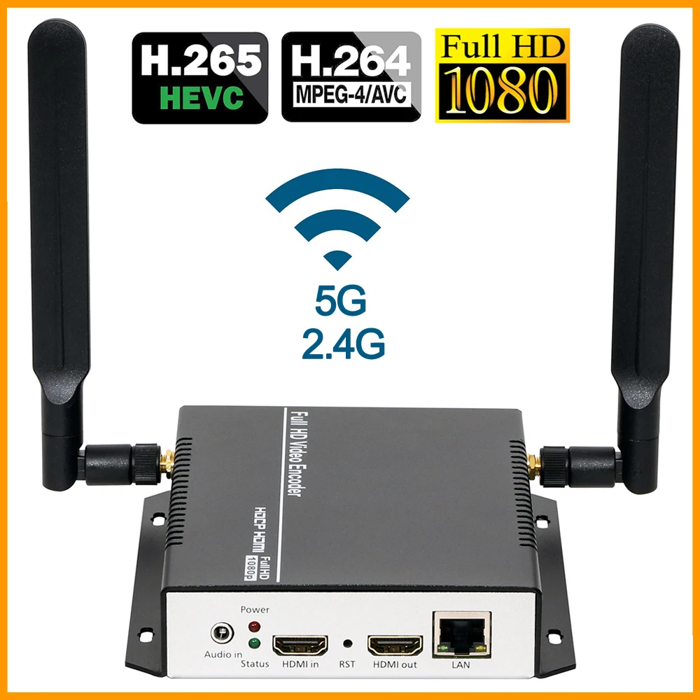 DHL Бесплатная доставка H.265 H.264 HDMI видео аудио Wi Fi кодер IPTV RTSP RTMP ONVIF кодировщик H265