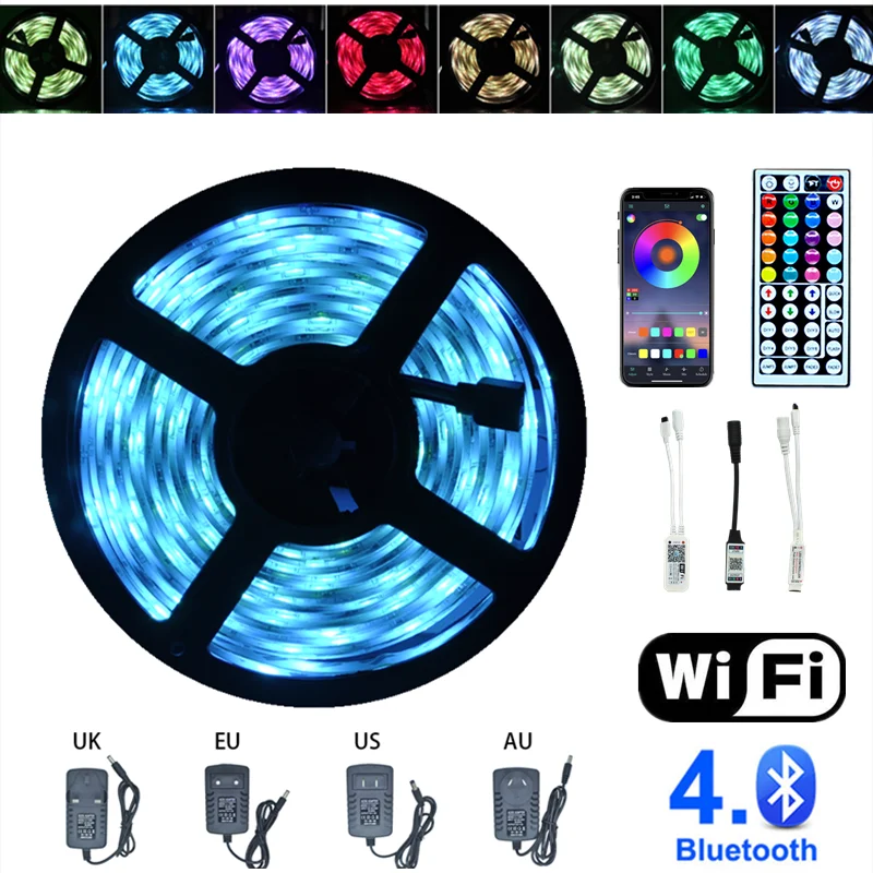 Светильник ная лента с поддержкой Wi Fi и Bluetooth RGB 5050 2835|Светодиодные ленты| |