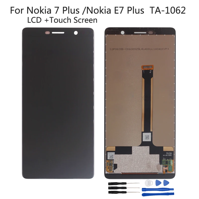 Для Nokia 7 Plus lcd 7 Plus дисплей сенсорный экран TA-1062 lcd дигитайзер Замена для Nokia E7 Plus экран ЖК-дисплей