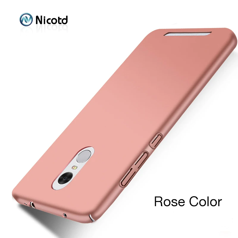 Nicodd роскошный чехол из поликарбоната для Xiaomi Redmi Note 4x Жесткий Тонкий чехол задняя крышка тонкий модный чехол для телефона s для Xiaomi Redmi 4X чехол - Цвет: Rose