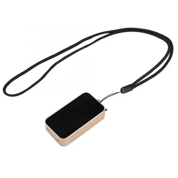 

Portable Mini Wearable Necklace Air purifier Air Freshener Odor Air Cleaner Gold Air Purifier