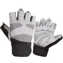 Профессиональные перчатки для тренажерного зала, фитнеса, силовой атлетики, для женщин и мужчин, Кроссфит, тренировки, бодибилдинга, половина пальцев, защита рук