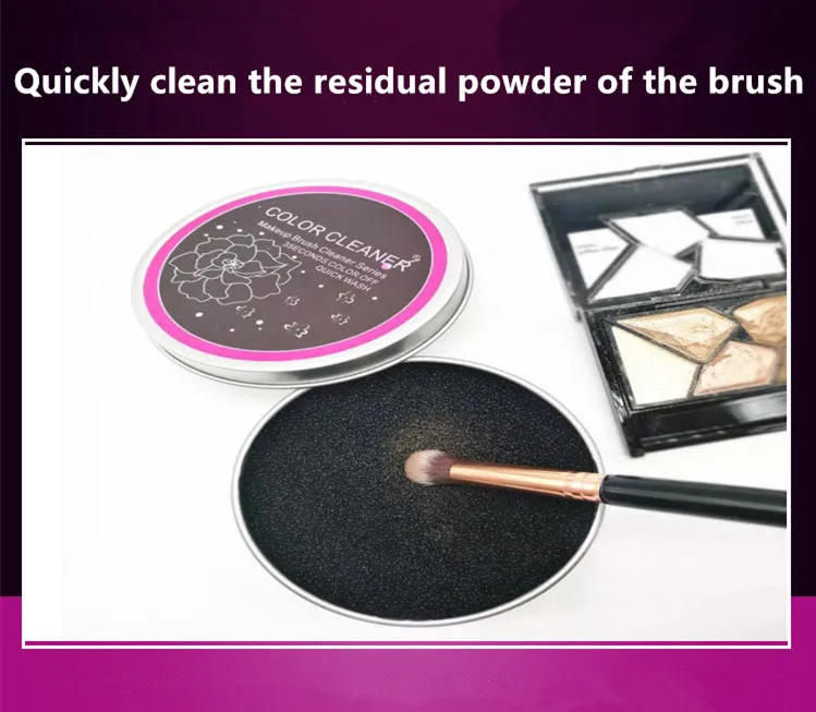 Wholesale makeup brush, brush box, quick cleaning beauty tools, eye shadow brush, cleaning box, cleaning artifact set custom