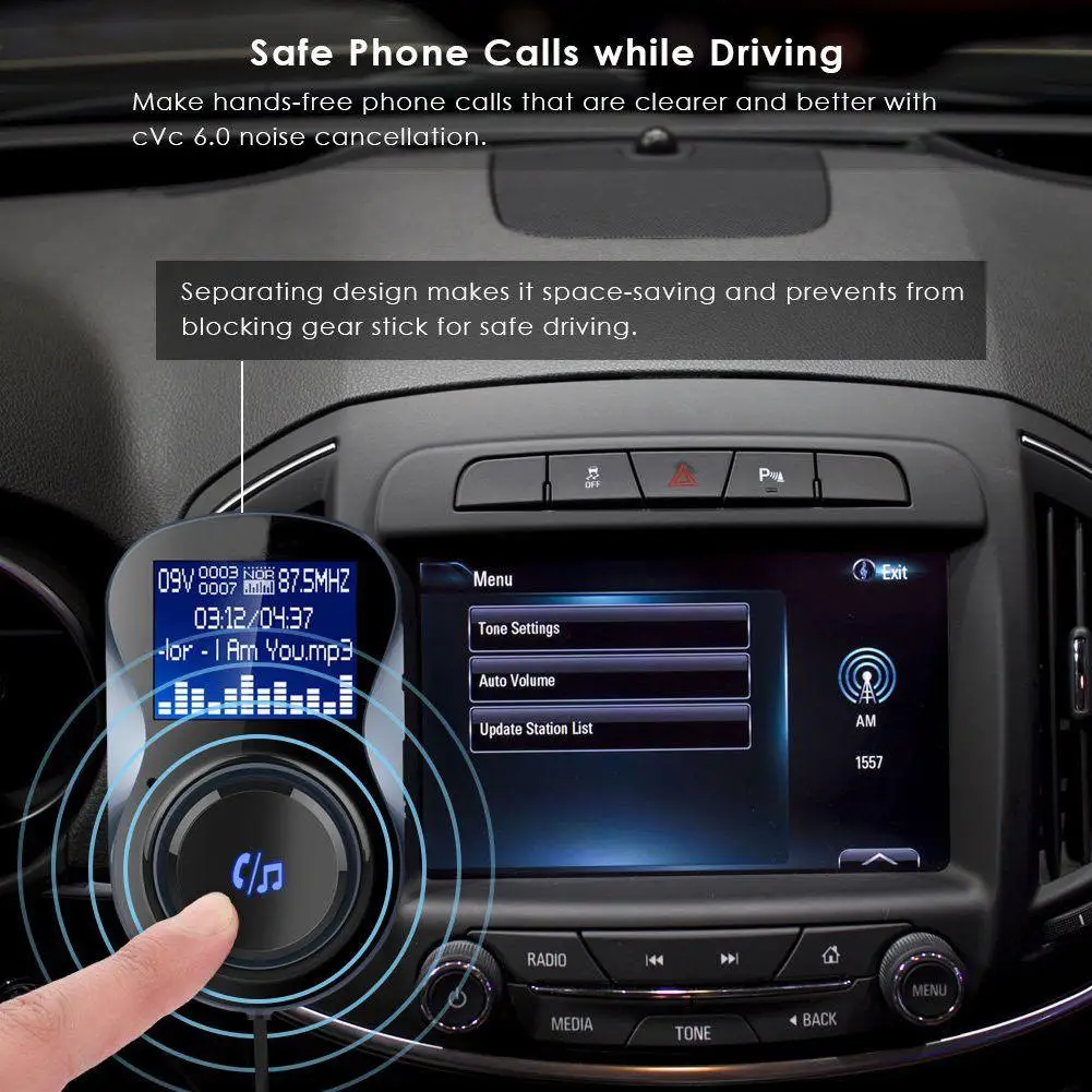 Dragonpad беспроводной автомобильный Bluetooth fm-передатчик Mp3 радио адаптер автомобильный комплект USB зарядное устройство