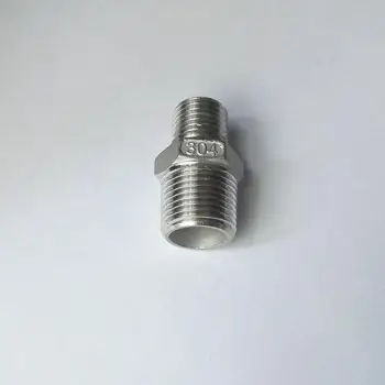 

Pipe Fitting Cast 1/2''-3/4'' 1/2x3/4'' Male x Male BSP Reduced Hex Nipple Threaded Adapter Connector A2 Stainless Steel 304