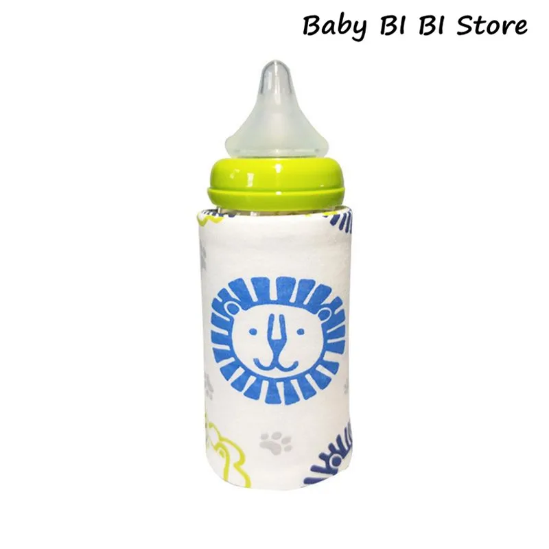 5 Детская бутылка изоляционная крышка USB портативная Толстая теплая Универсальная крышка мультфильм печать постоянное нагревание температуры чехол - Цвет: 5