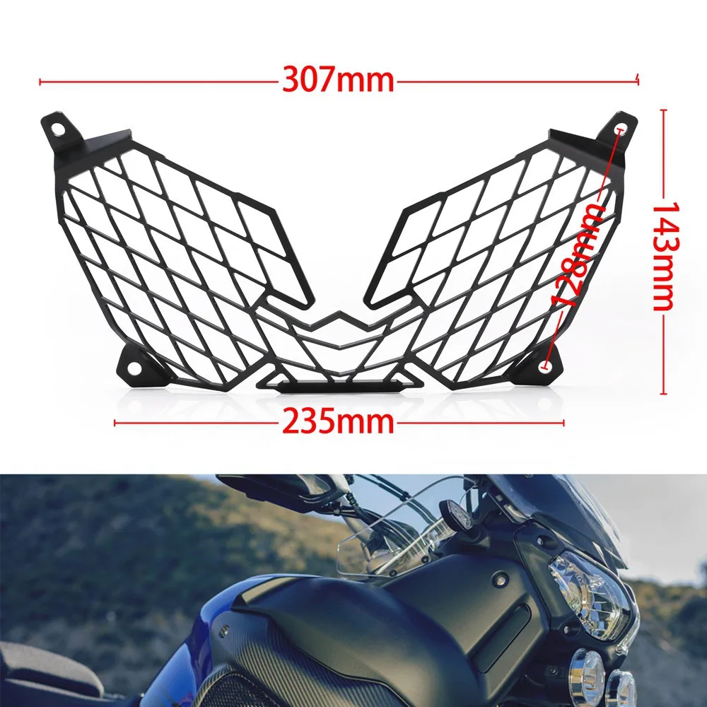 Fit For Yamaha Super Tenere XT1200Z XTZ1200 2010-2021 Motorcycle Headlight Grille Guard Protector Cover Supertenere1200 XTZ 1200 9 - Racext Fit For Yamaha Super Tenere XT1200Z XTZ1200 2010-2021 Motorcycle Headlight Grille Guard Protector Cover Supertenere1200 XTZ 1200 - - Racext 8