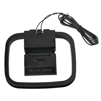 

Stereo Sound FM Wire Connector Stable Rustproof Universal Signal Receiver Home Radio Audio System Theater 2Pin AM Loop Antenna