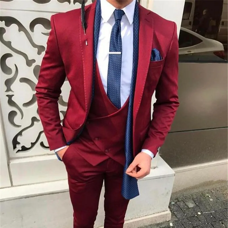 202025 latest coat pant design burgundy men suit groom wedding suits slim fit 3 piece tuxedo custom prom blazer terno masculino_副本