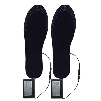 

USB Charge Cuttable Electric Heated Insoles Battery Powered Winter Heating Shoes Pad For Shoes Keep Feet Warmer Carbon Fiber