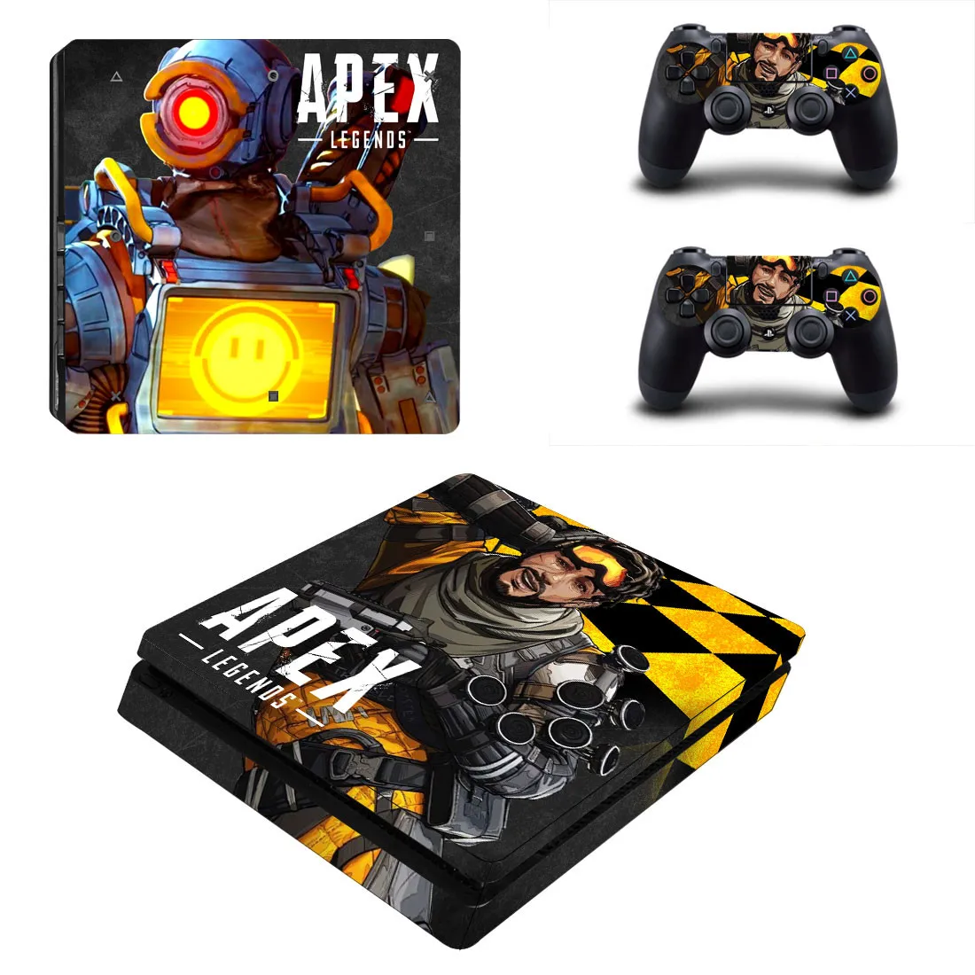 APEX Legends PS4 тонкая наклейка Play station 4 кожа Наклейка для playstation 4 PS4 Slim консоль и контроллер Скины Виниловые