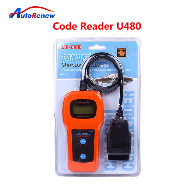 U480 OBD2 Tool Engine Scanner & Code Reader OBD II Diagnostic Scanner