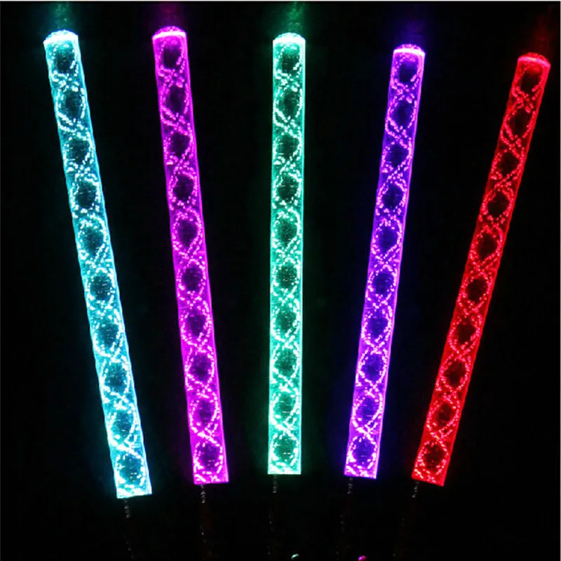 Светящиеся палочки светодиодные вечерние акриловые Led концертные палочки Бар мигающие палочки светильник товары для вечеринки, игрушки украшения светится в темноте 15 шт