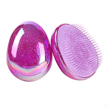 

Hair Brush Comb Egg Round Shape Soft Styling Tools Hair Brushes Detangling Comb Salon Hair Care comb For Travel For Dropshipping