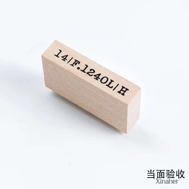 L XINAHER винтажный дорожный почтовый номер мини штамп DIY Деревянные и резиновые штампы для скрапбукинга канцелярские товары Скрапбукинг Стандартный штамп - Цвет: L
