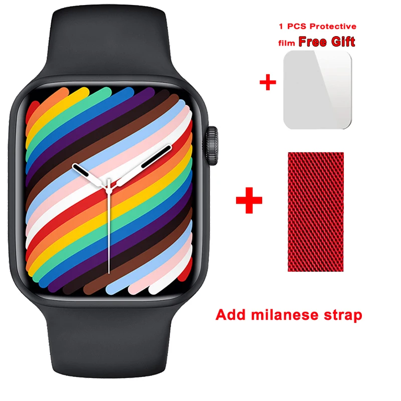 Original iwo W27 Max Smart Watch Two Button 45mm Series 7 Wireless Charger Bluetooth Call IP68 Waterproof Password Smartwatch 