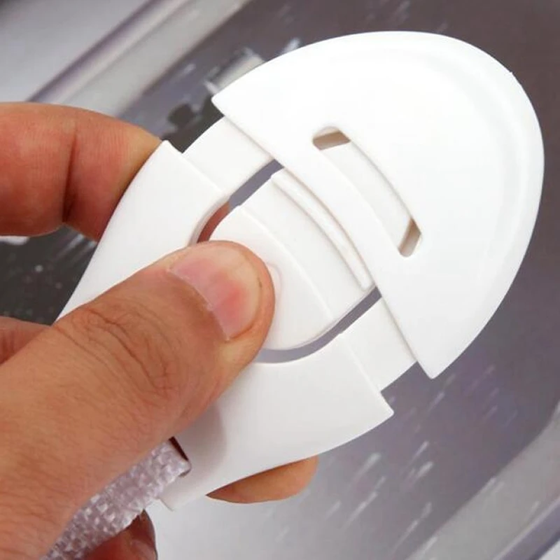 10 Pieces Of Child Protection Lock Long Drawer Door Cabinet Lock Plastic Child Protection Lock Door Lock
