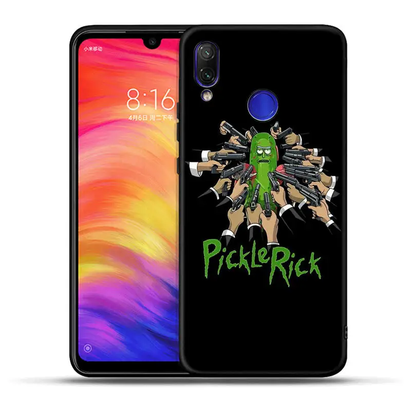 Забавные Слова Рик и Морти чехол для телефона для Red mi 5 Plus 6 Pro 4X6 6A 7 7A Note 6 7 Pro 5 для mi A2 Lite 5X6X9 t Pocophone F1