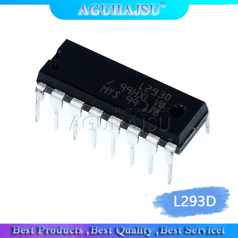 5 шт. L293D DIP16 L293 DIP 293D DIP-16 Новый и оригинальный IC | Электронные компоненты