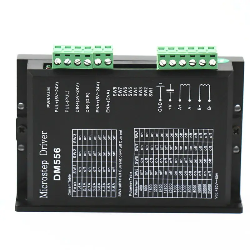 DM556 цифровой шаговый двигатель драйвер 5.6A подходит для 57 86 шаговый двигатель NEMA23 34