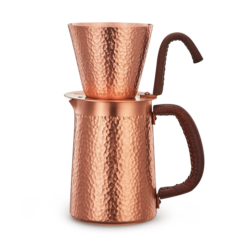 1 Набор медных горшков кофейная чашка эспрессо фильтровальные чаши V60 воронка