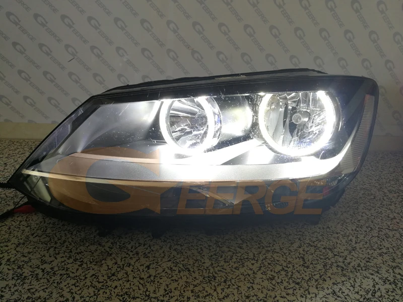 Для Volkswagen VW Sharan 7N 2010 2011 2012 2013 2014 2015 ультра яркий SMD СВЕТОДИОДНЫЙ ангельские глазки