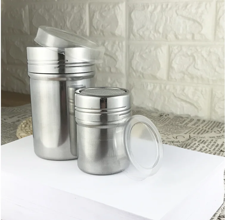5 см Диам из нержавеющей стали порошок посыпать огнетушители бак марли ведро какао порошок корицы порошок пыли банки