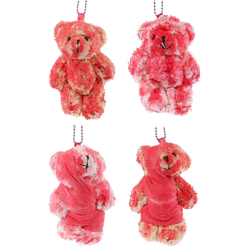 The Injured Bear Plush Toys Gloomy Bear Keychain Stuffed Doll Pendant Cool Gift Bear Keychain Plush Doll Bag Pendant Stuffed Plush Animals Aliexpress