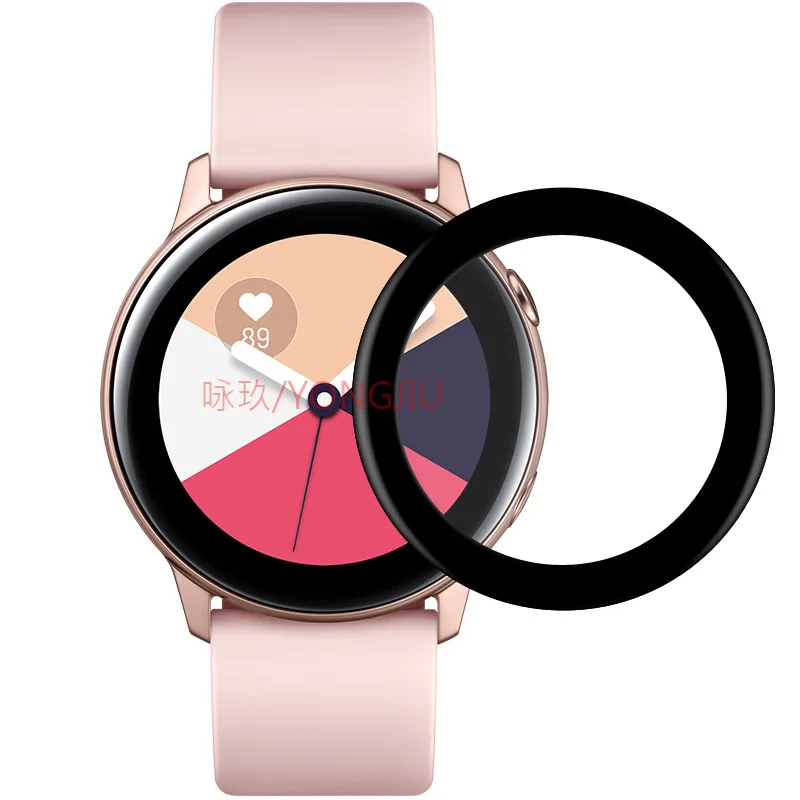 

3 pcs For Samsung Galaxy Watch Active R500 3D Curved Cambered Full Cover Soft PET Film Screen Protector (Not Tempered Glass)