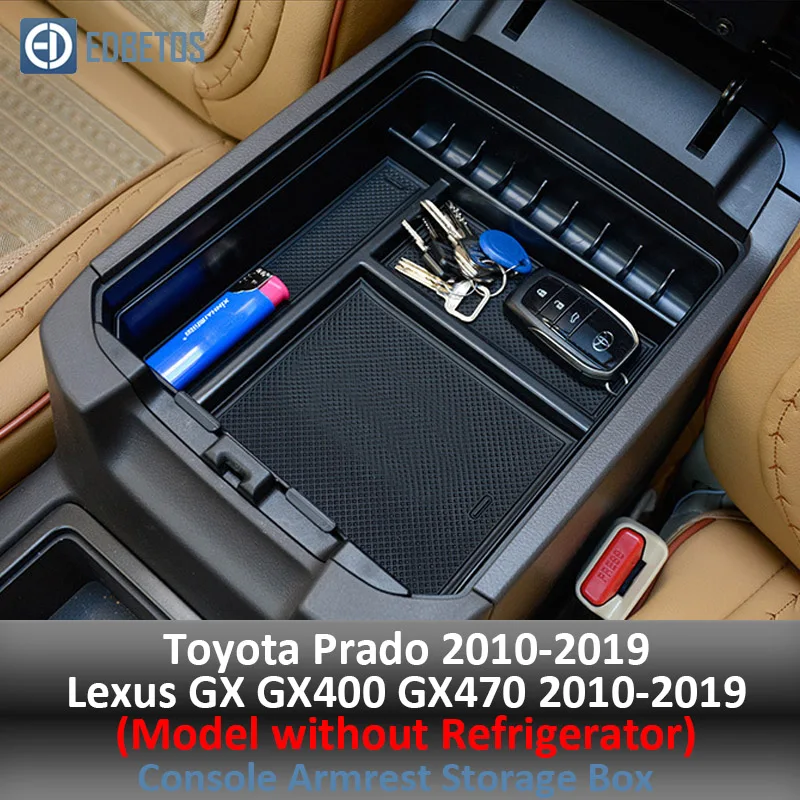 Подлокотник вторичный бардачок для Toyota Prado 2010- Lexus GX центральная консоль Органайзер лоток-Prado GX укладка