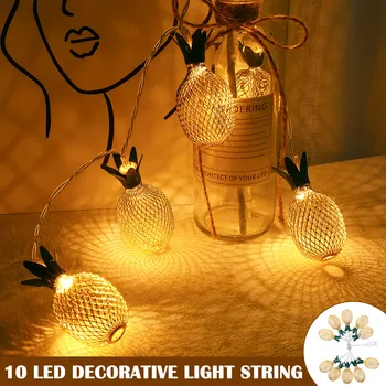 

10LEDs Light String Warm White Pineapple Fairy String Light Wedding Party Home Decor S7 #5
