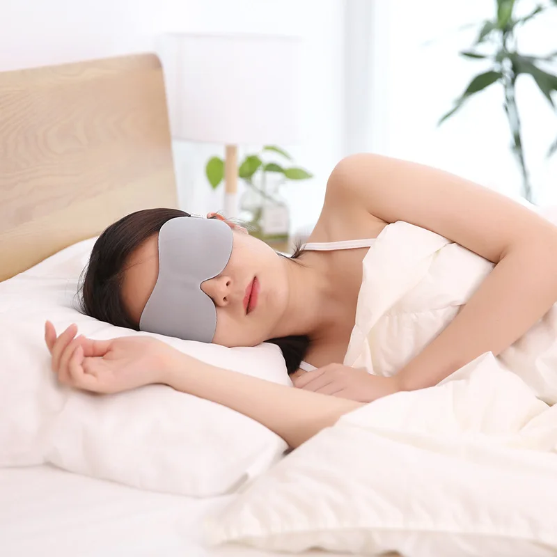 Memory Foam Shade Protection Eye Patch Memory Foam 3D Sleep Nursing Eye Patch Travel Nap Shade Couples Eye Patch