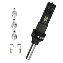 8032A+ Портативная станция горячего воздуха светодиодный ручной температурный Регулируемый паяльная станция бытовая техника инструмент для ремонта