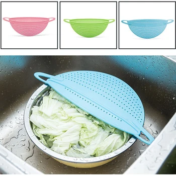 

1Pc Rice Washing Drain Board Noodles Spaghetti Fruit&Vegetable Tools Cleaning Colanders & Strainers Kitchen Accessories